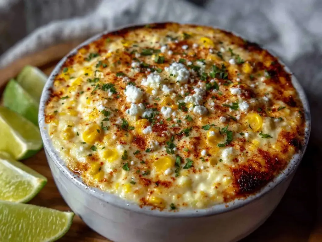 creamy elote white bean dip - featured image
