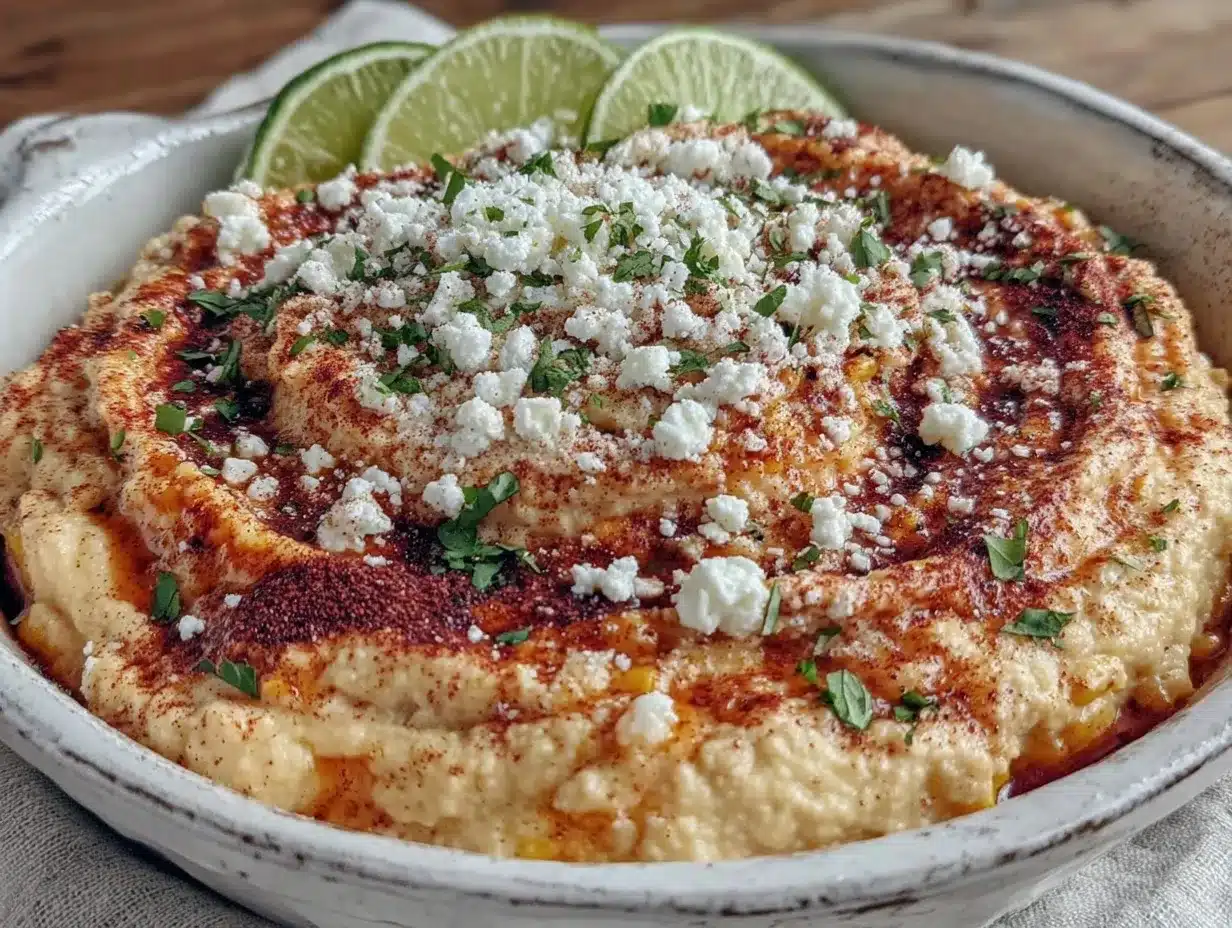 creamy elote white bean dip preparation steps