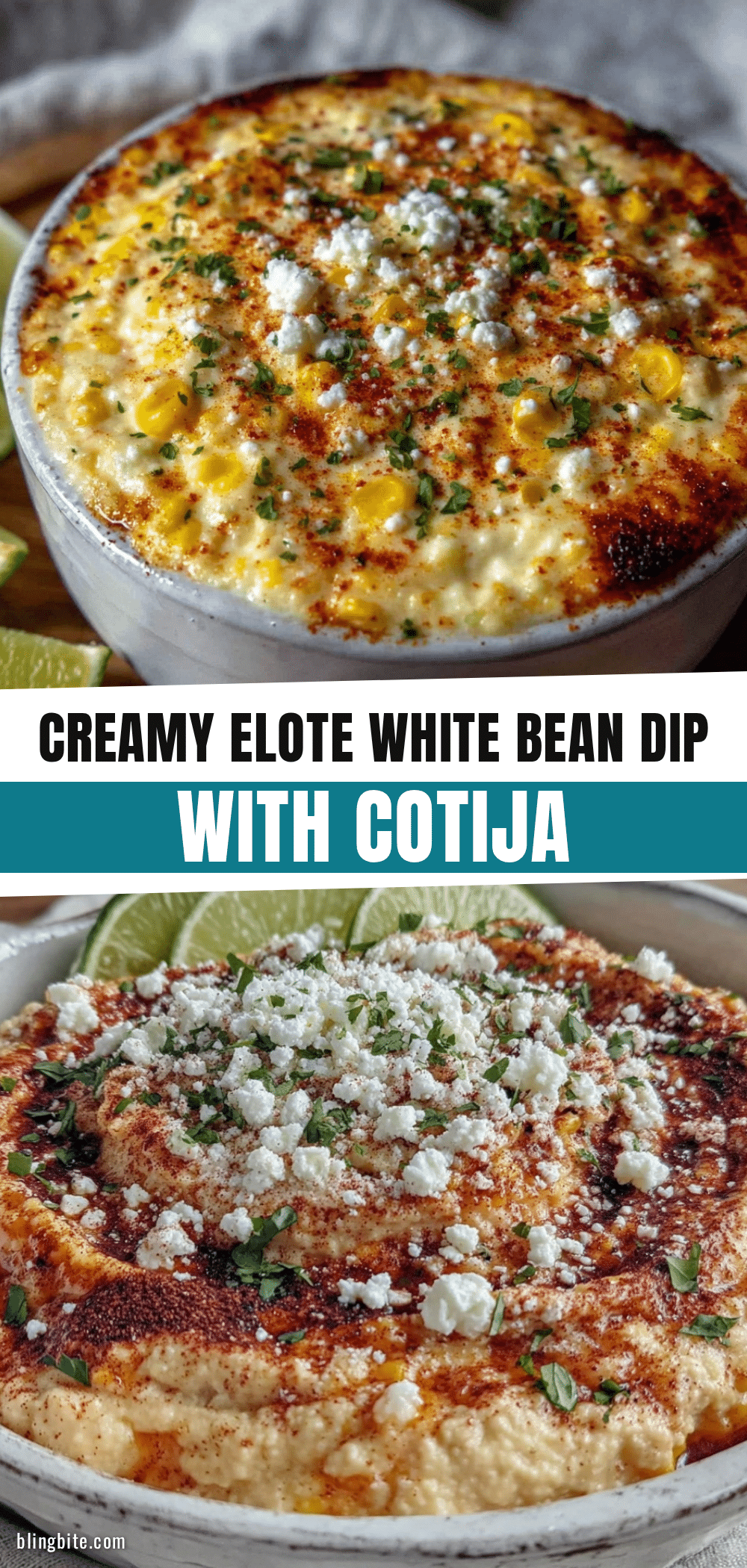 creamy elote white bean dip recipe