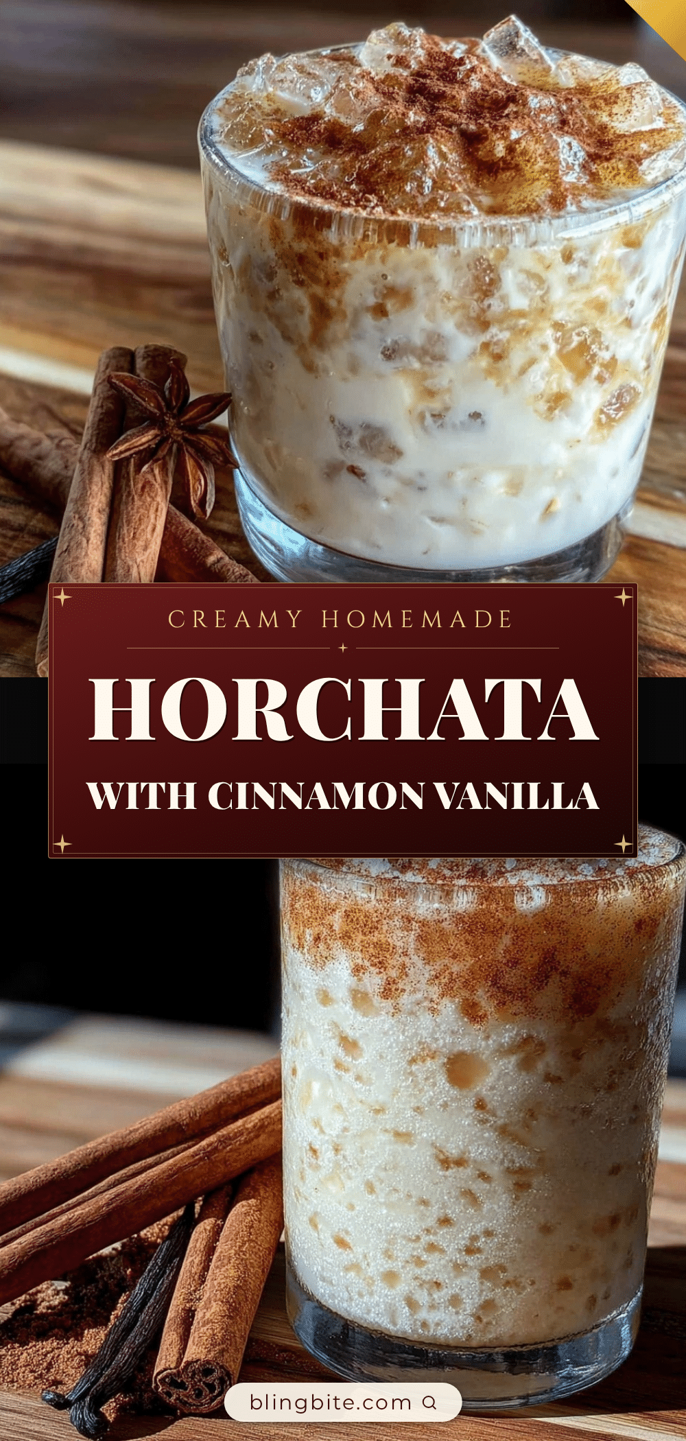 creamy homemade horchata recipe