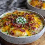 creamy loaded baked potato soup - featured image