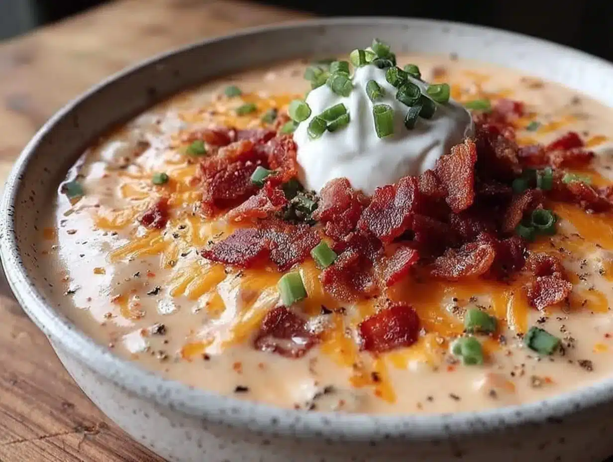 creamy loaded baked potato soup preparation steps