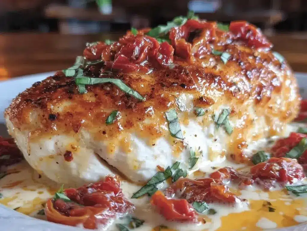 creamy marry me chicken - featured image