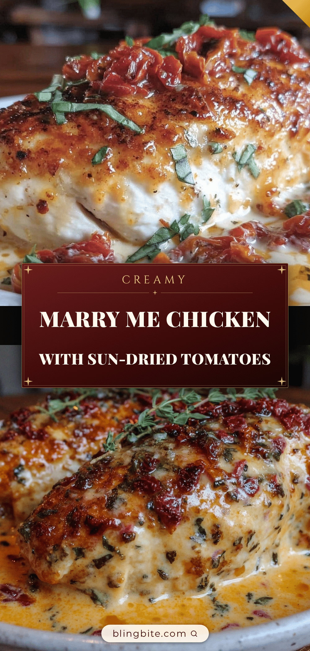 creamy marry me chicken recipe