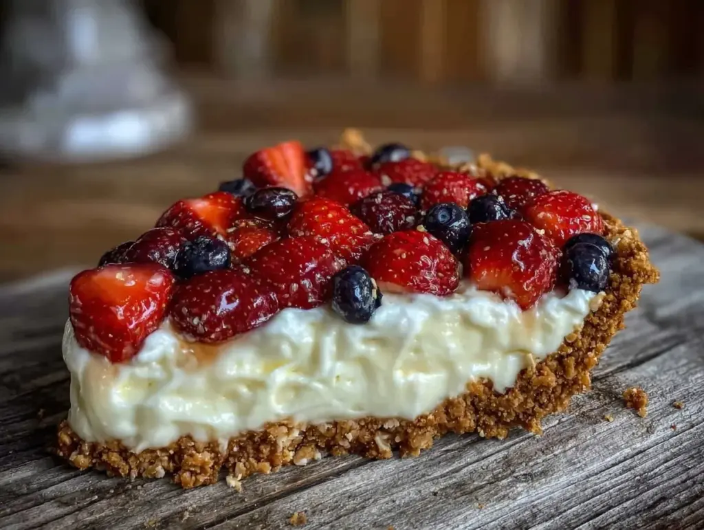 Creamy No-Bake Flag Icebox Pie - featured image