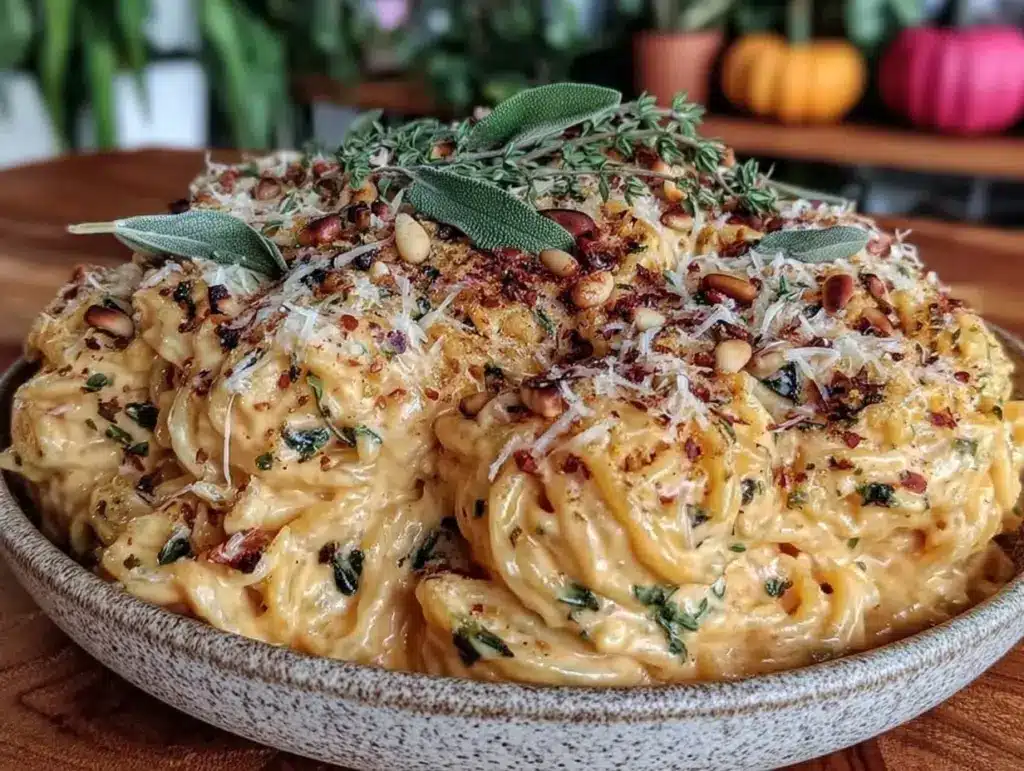 creamy one-pot pumpkin sage pasta - featured image