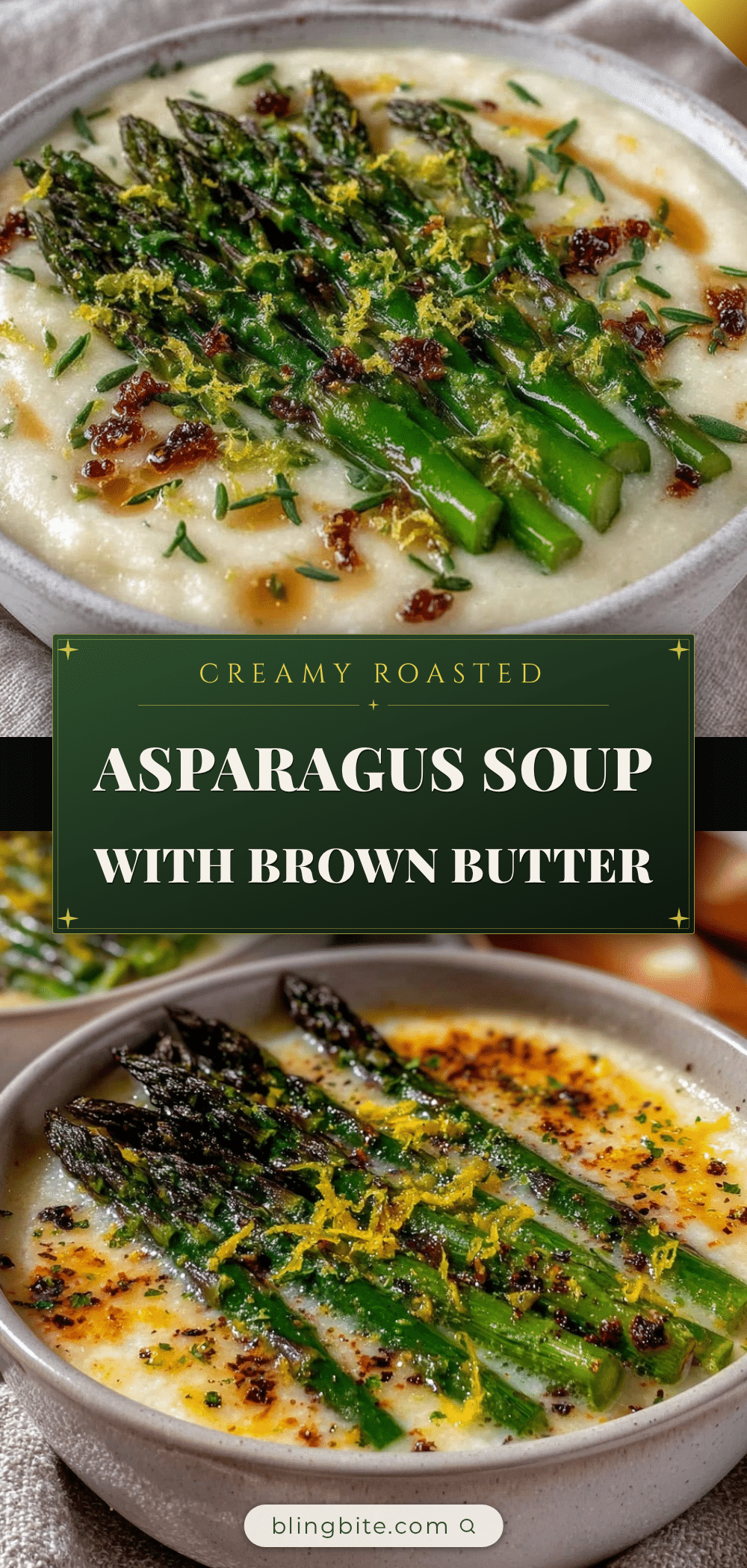 creamy roasted asparagus soup recipe