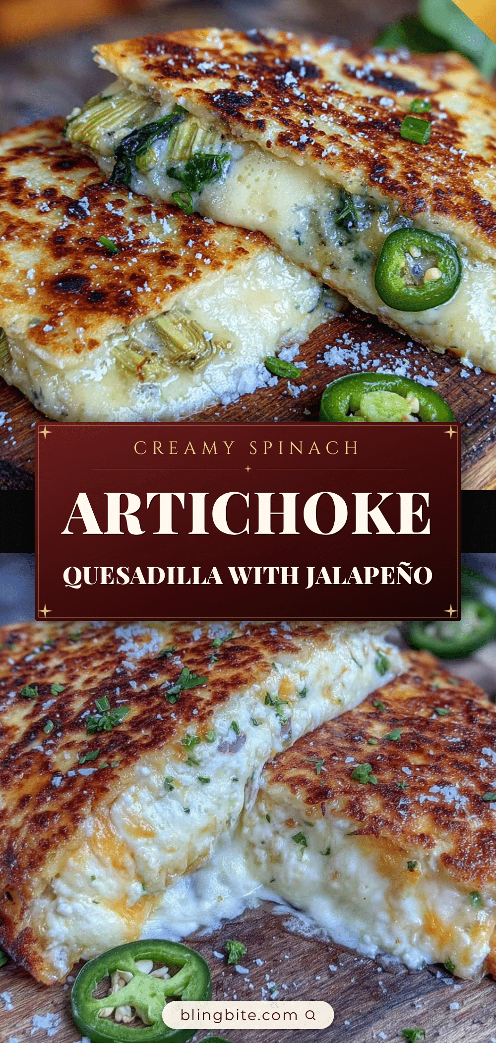 creamy spinach artichoke quesadilla recipe
