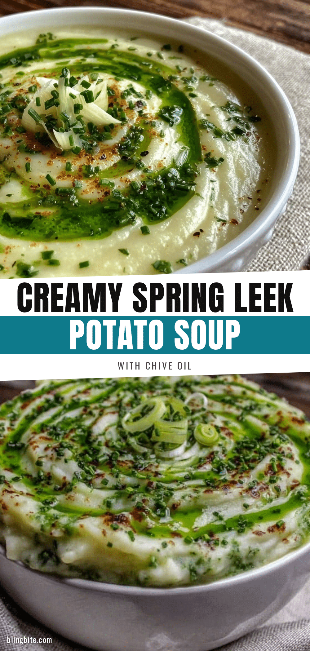 creamy spring leek and potato soup recipe