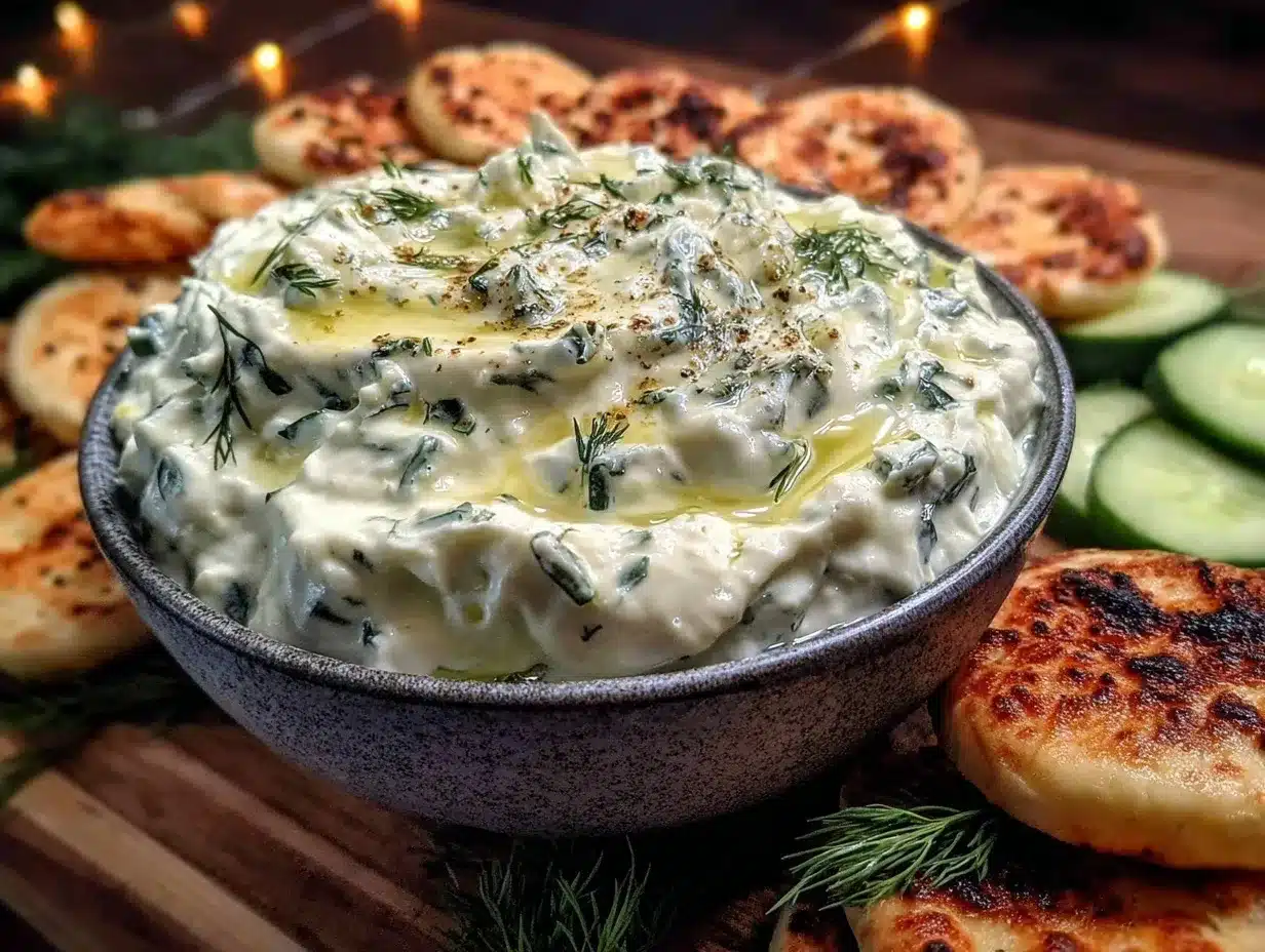 creamy tzatziki recipe preparation steps