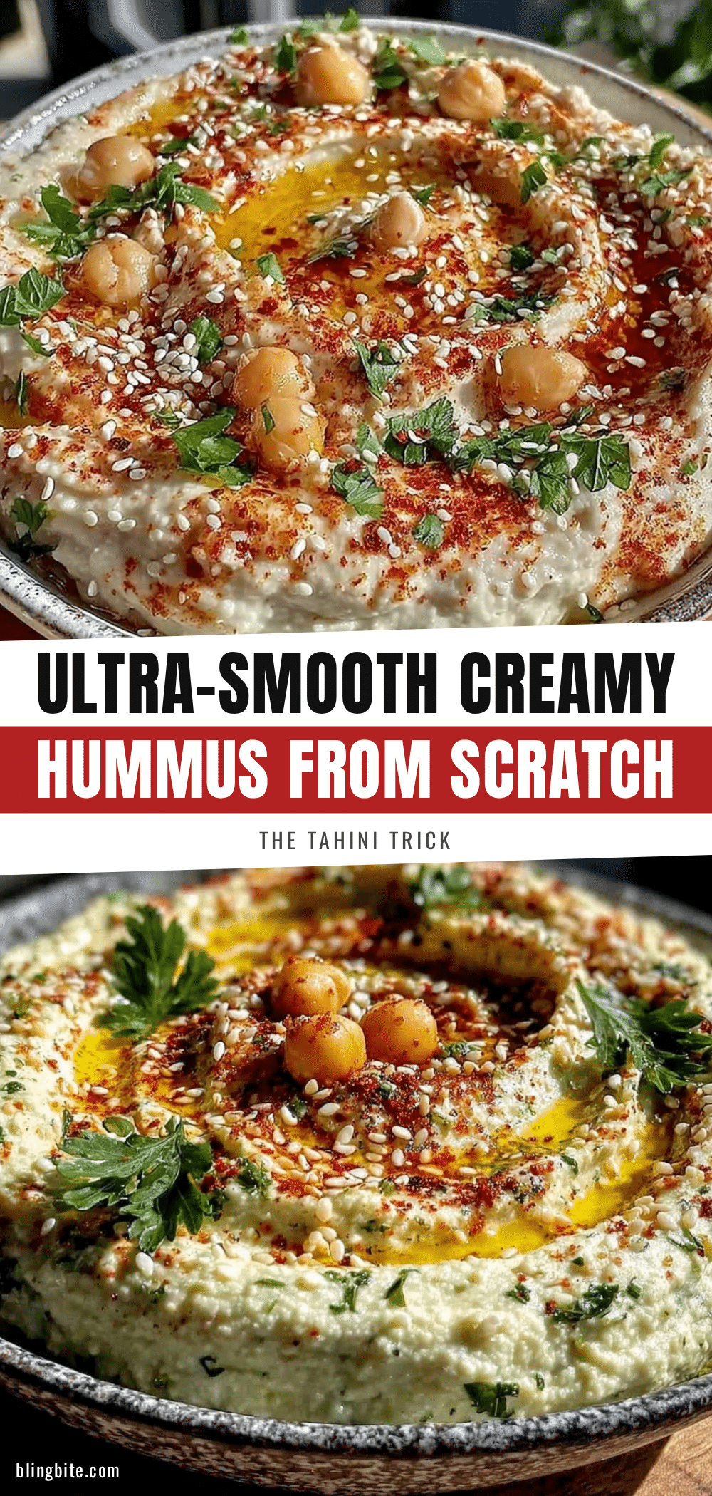 creamy ultra-smooth hummus recipe