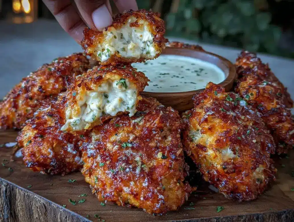 crispy baked parmesan ranch chicken tenders - featured image