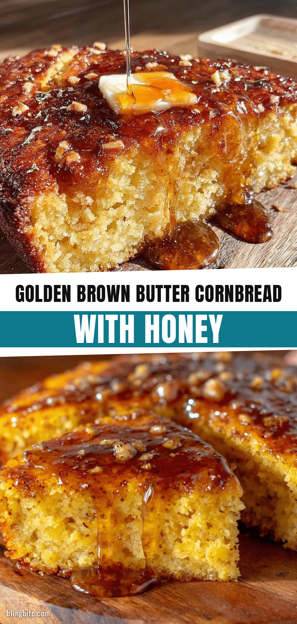 crispy brown butter cornbread recipe