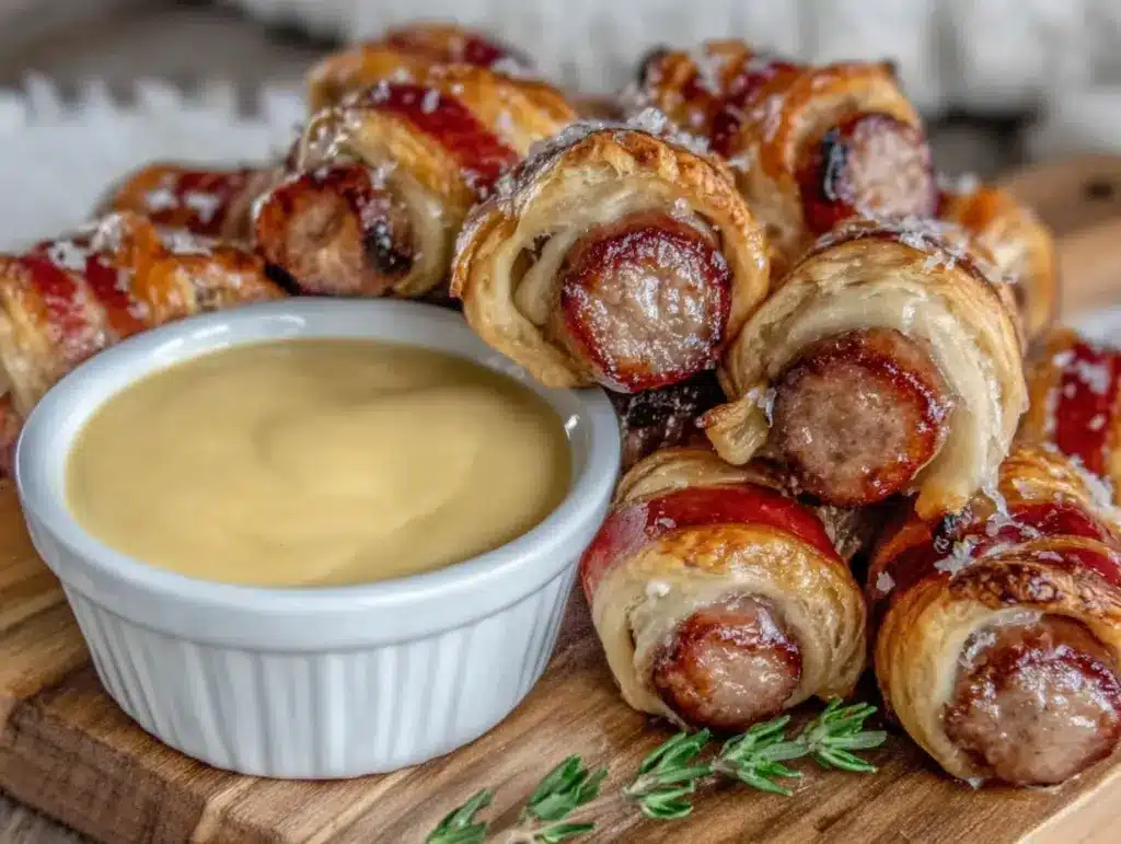crispy fancy pigs in blankets - featured image