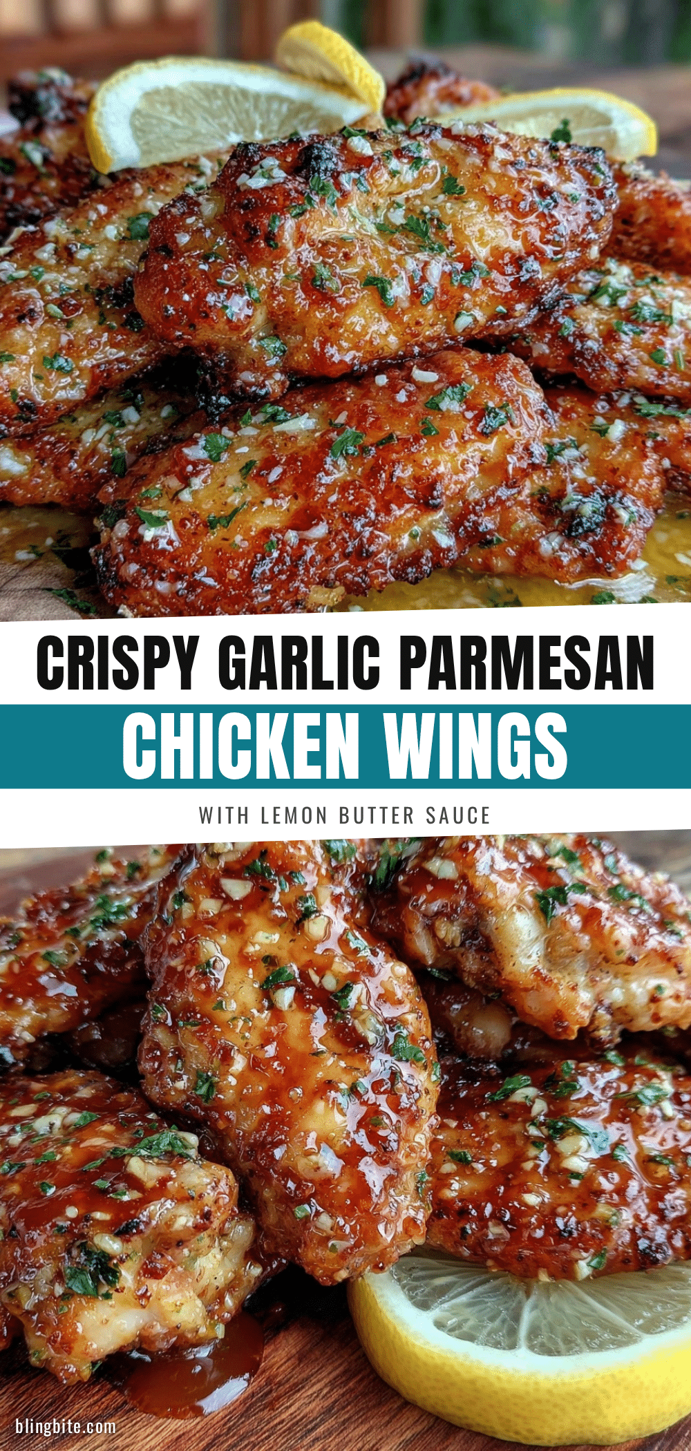 crispy garlic parmesan chicken wings recipe