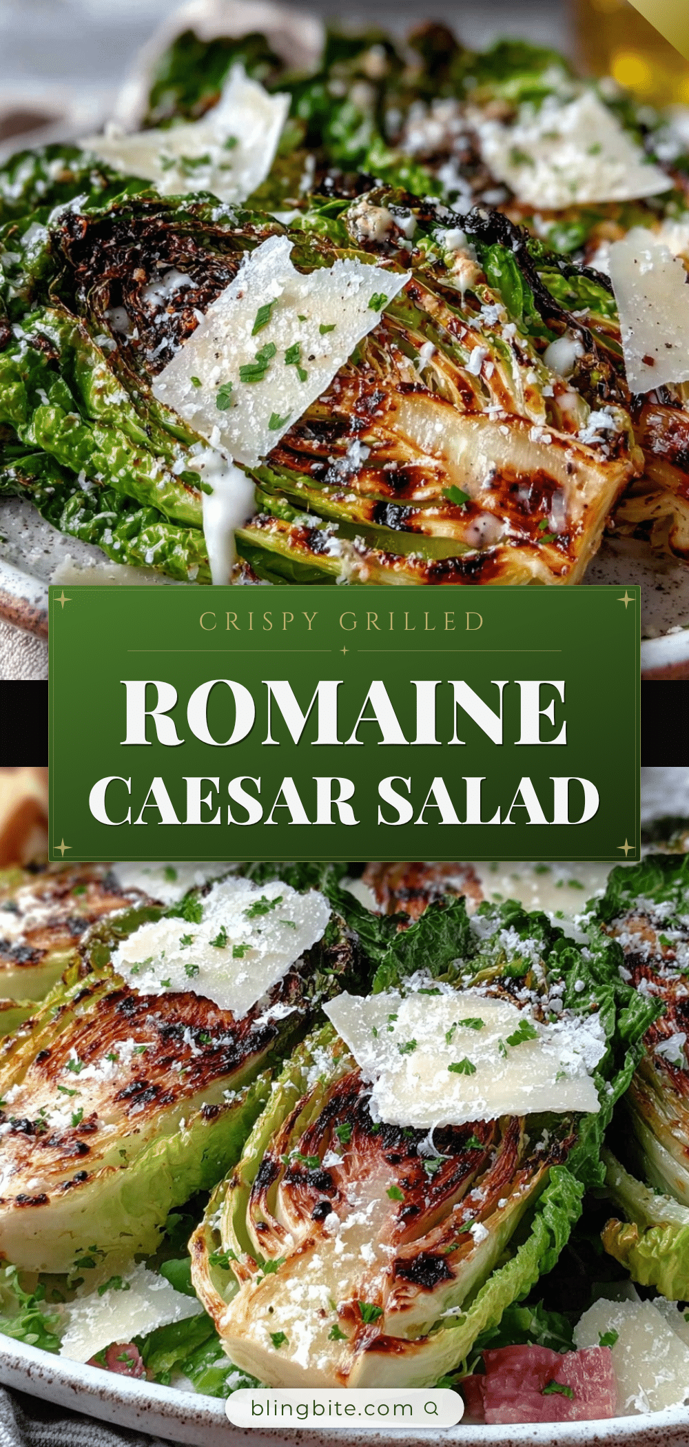 crispy grilled romaine caesar salad recipe