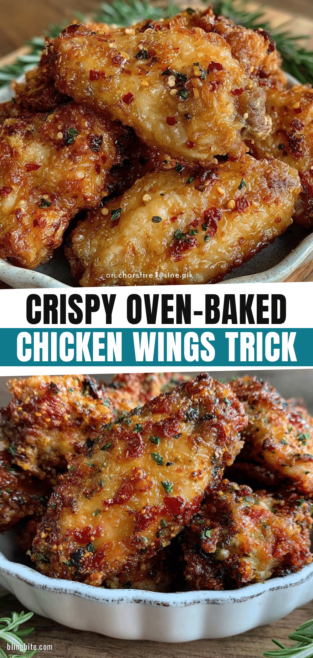 crispy oven-baked chicken wings recipe