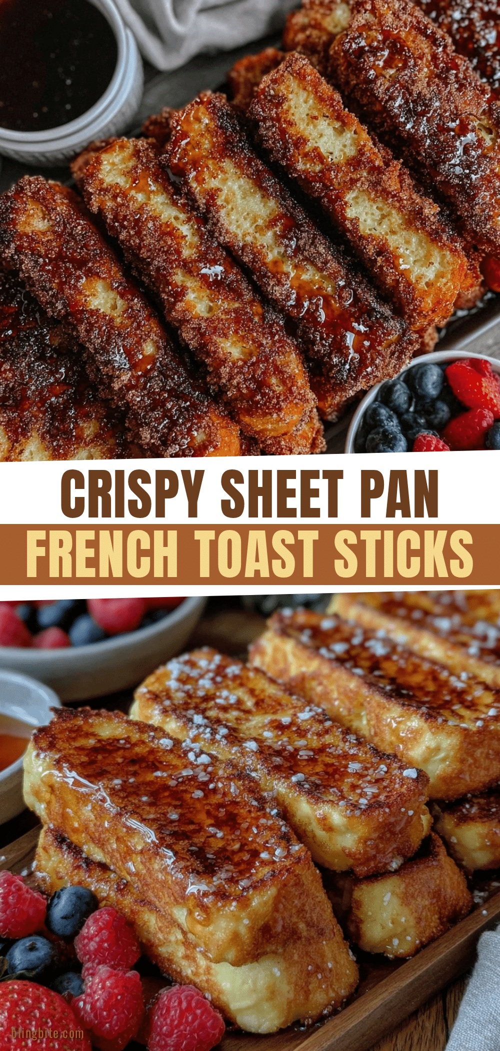 crispy sheet pan french toast sticks recipe