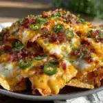crispy sheet pan nachos - featured image