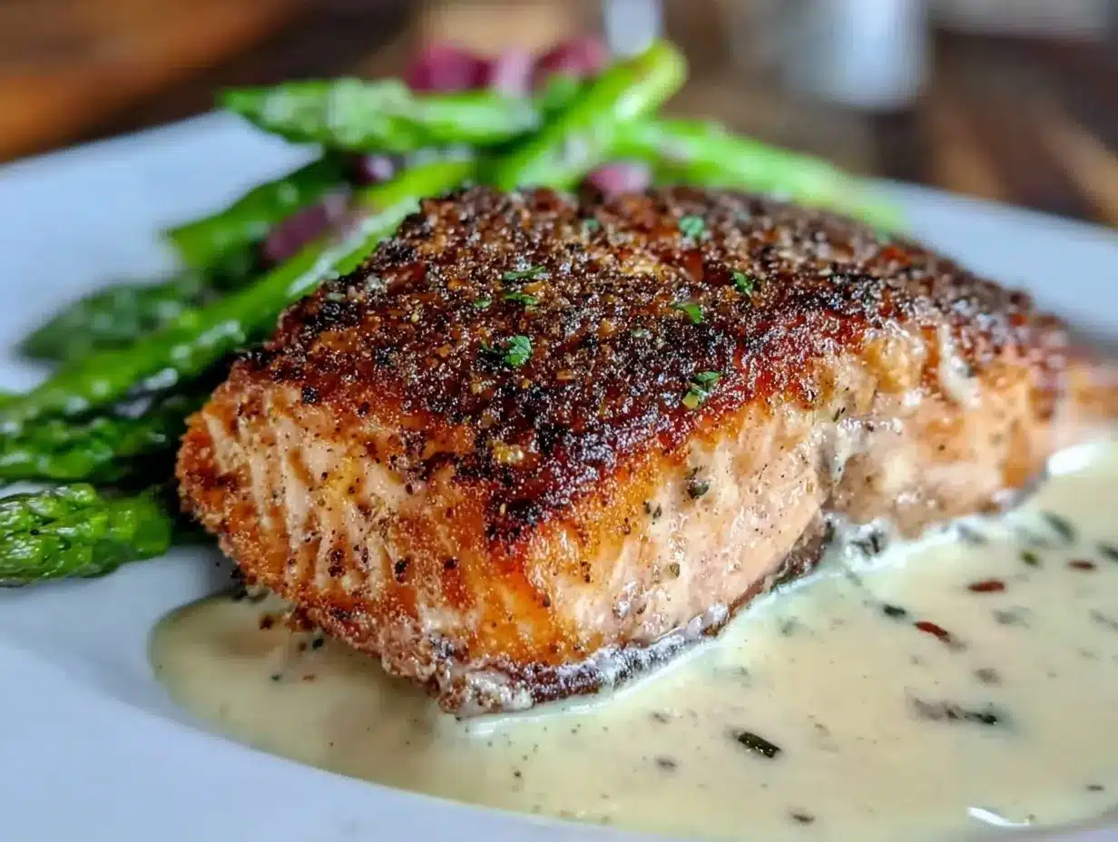 crispy skin salmon recipe preparation steps