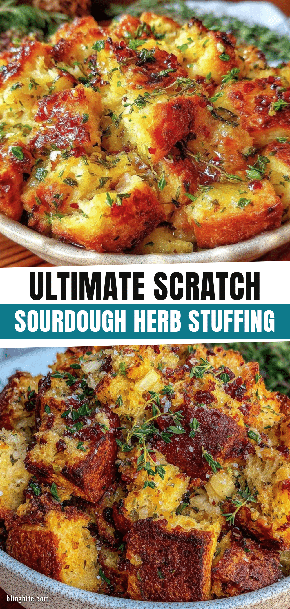 crispy sourdough herb stuffing recipe
