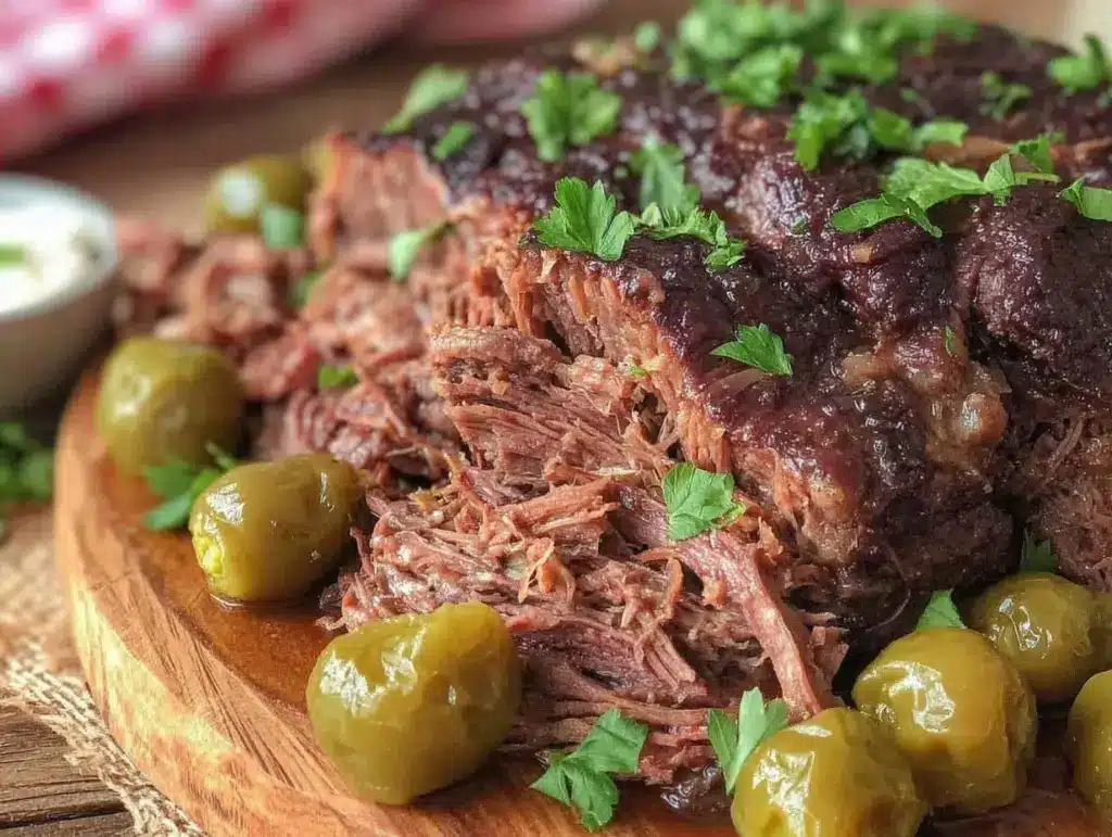 crockpot mississippi pot roast - featured image