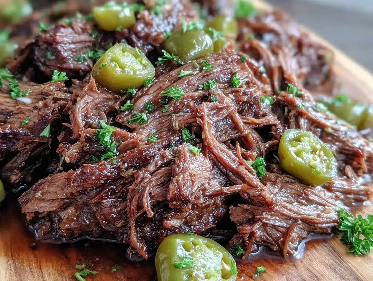 crockpot mississippi pot roast preparation steps