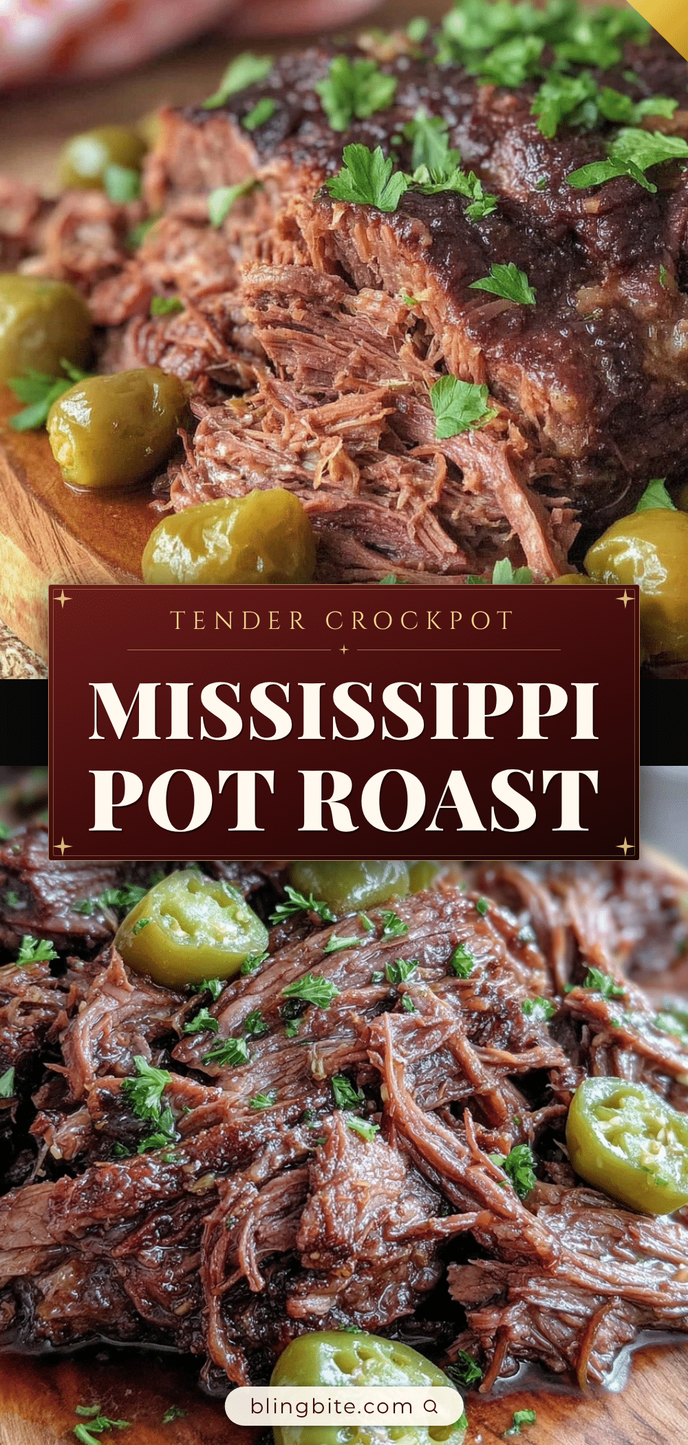 crockpot mississippi pot roast recipe