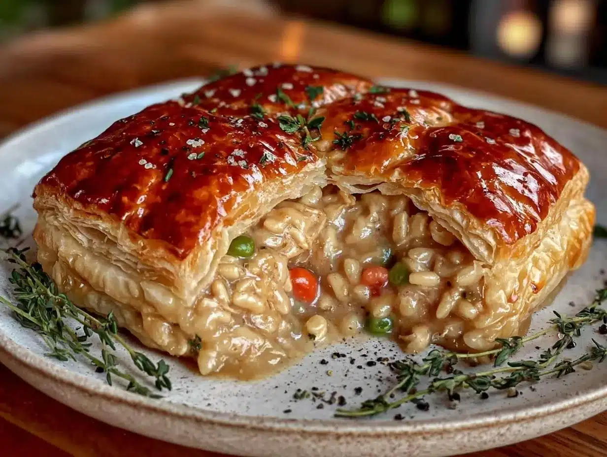 easy creamy chicken pot pie preparation steps