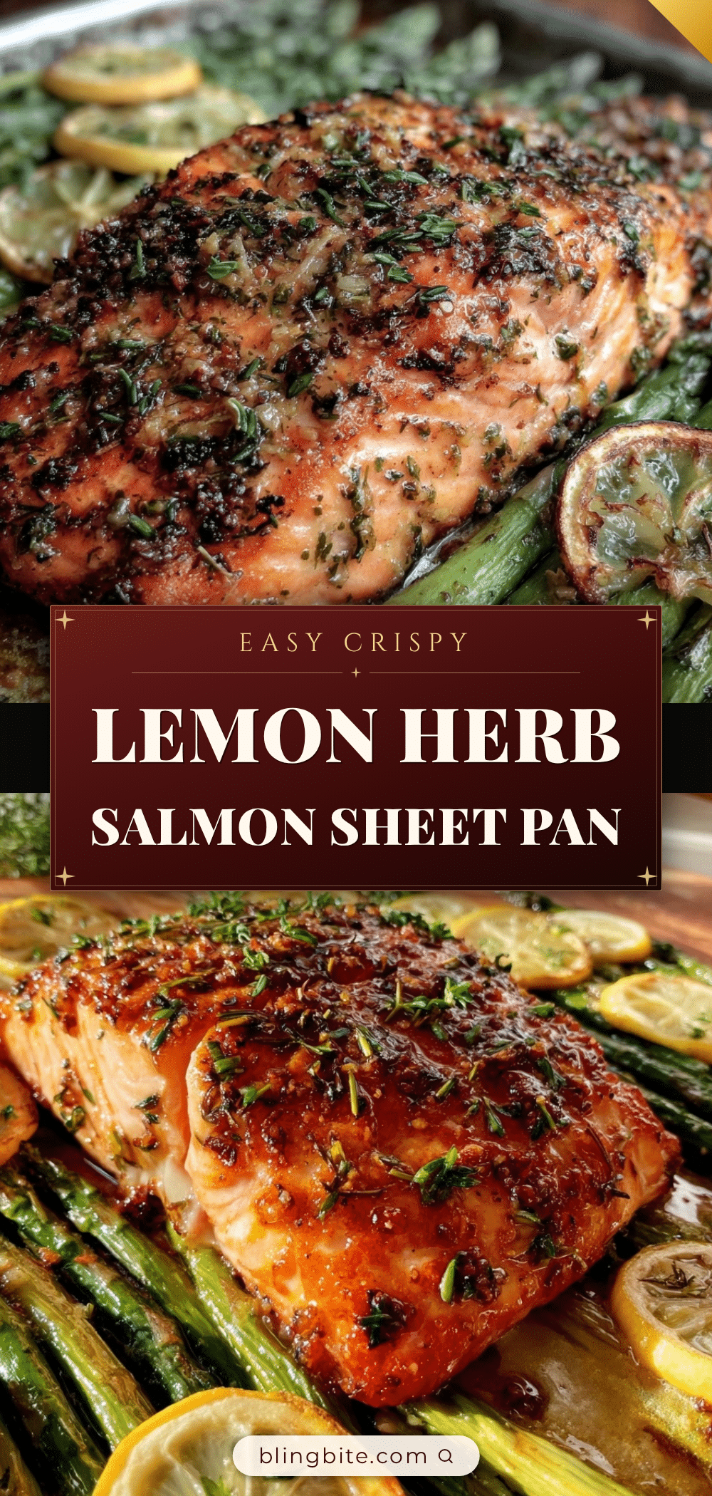 easy crispy lemon herb salmon recipe