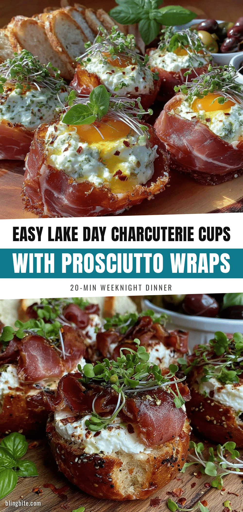 Easy Lake Day Charcuterie Cups recipe
