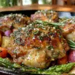 easy one-pan lemon herb chicken - featured image