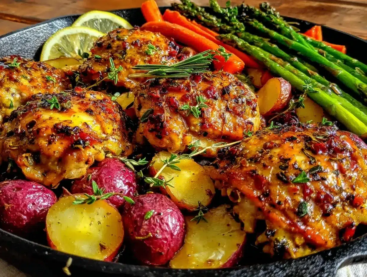 easy one-pan lemon herb chicken preparation steps