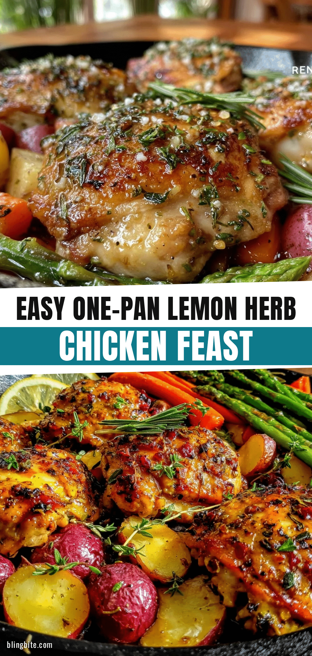 easy one-pan lemon herb chicken recipe