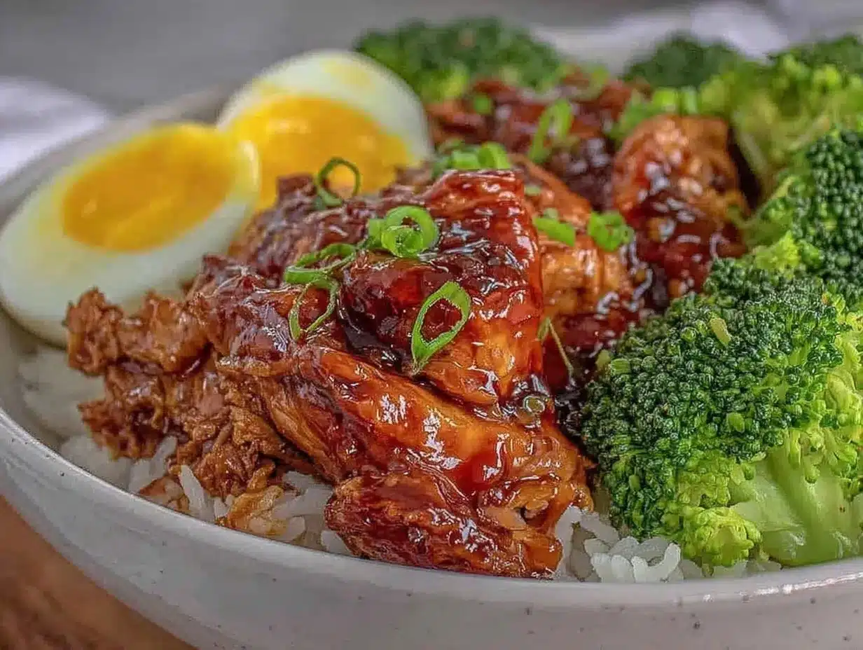 easy teriyaki chicken rice bowl preparation steps