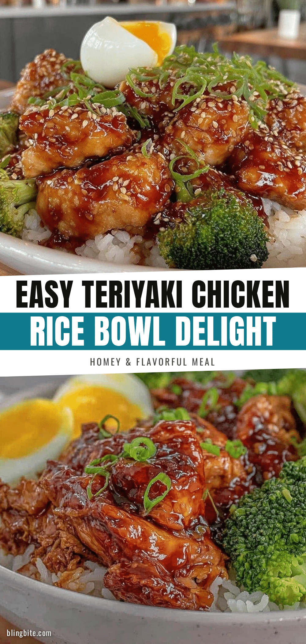 easy teriyaki chicken rice bowl recipe
