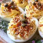 everything bagel deviled eggs - featured image