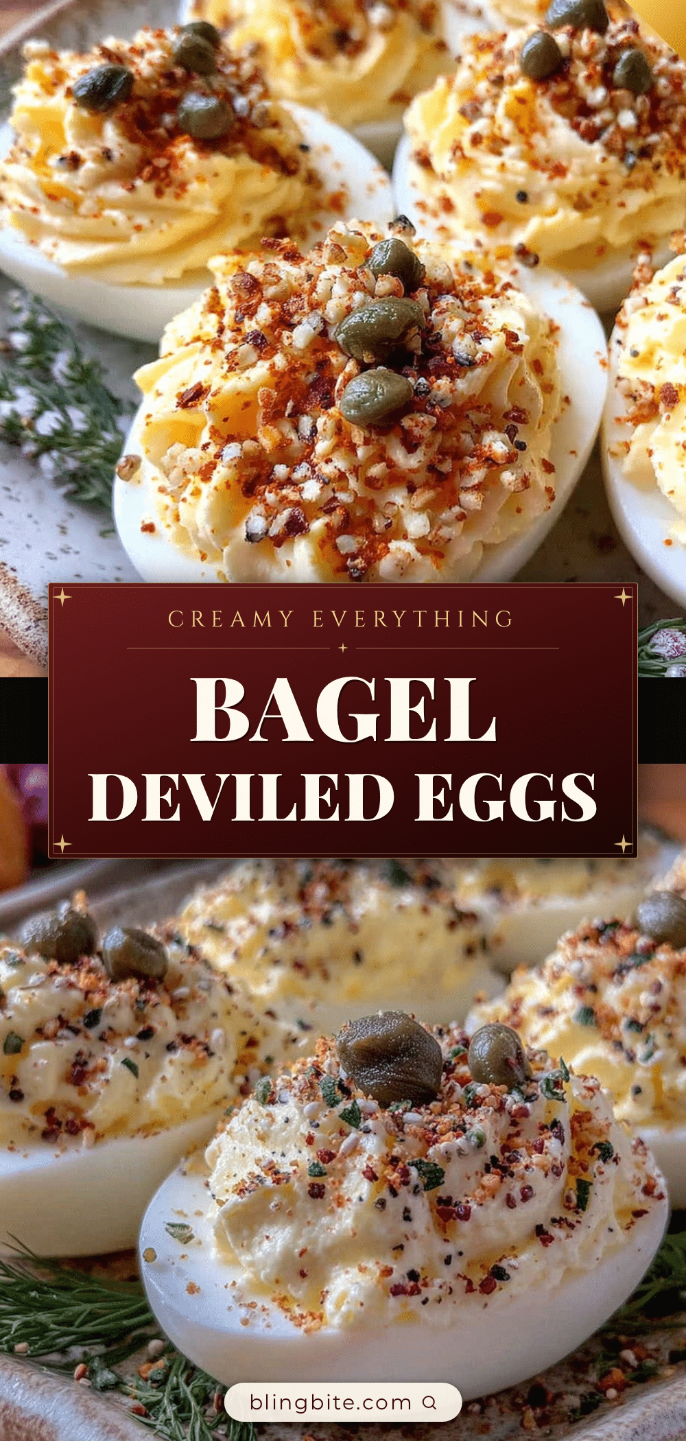 everything bagel deviled eggs recipe