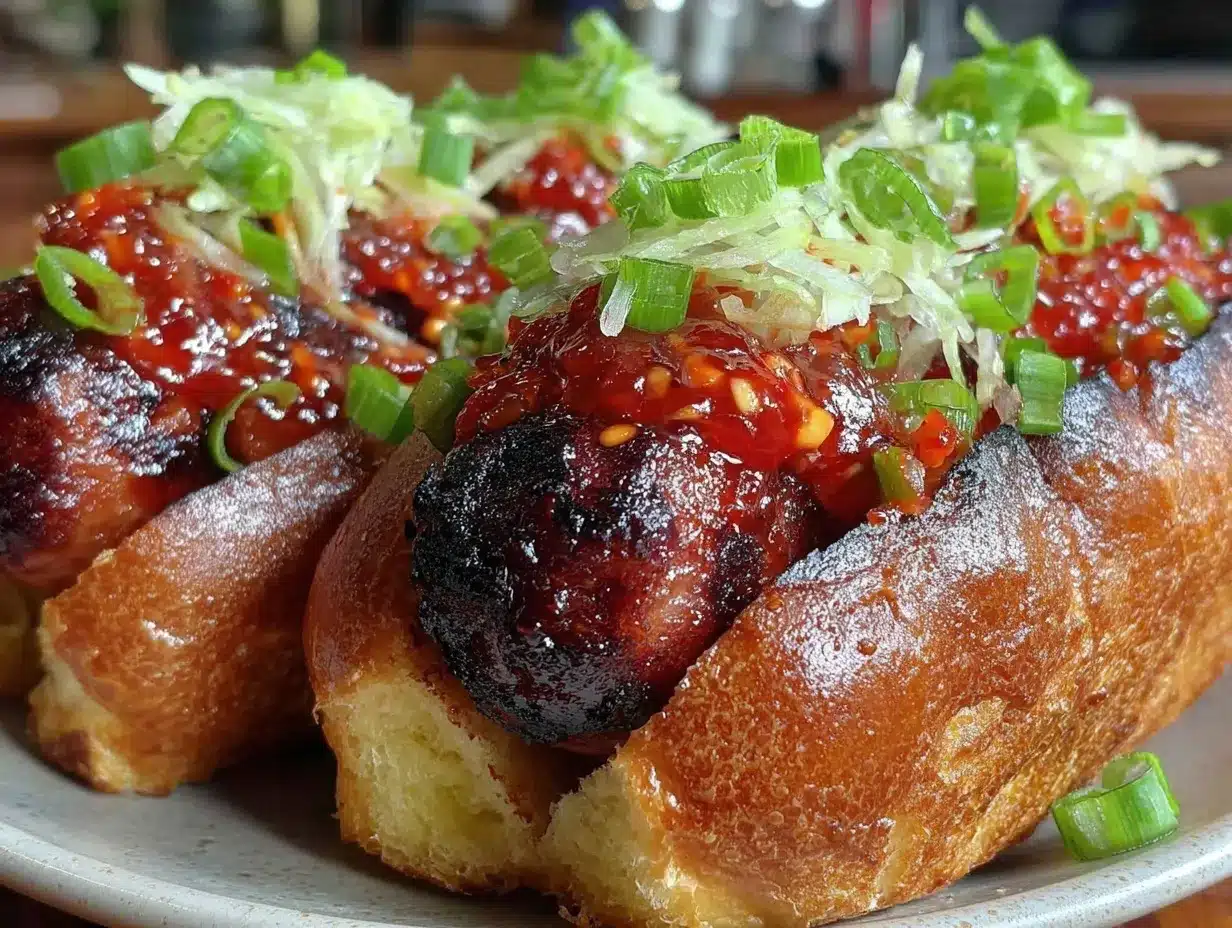 Flavorful Firecracker Hot Dogs preparation steps