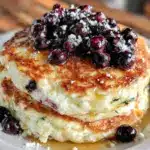 fluffy cottage cheese pancakes - featured image