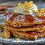 fluffy gingerbread pancakes - featured image