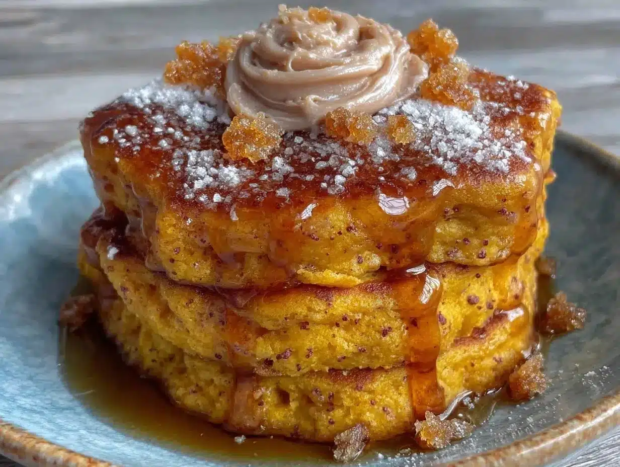 fluffy gingerbread pancakes preparation steps