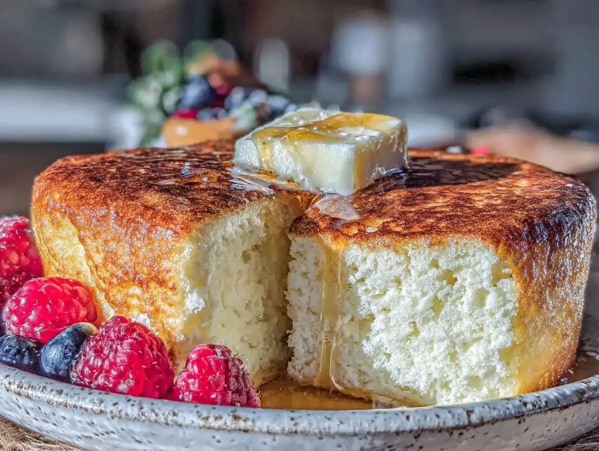fluffy Japanese soufflé pancakes preparation steps
