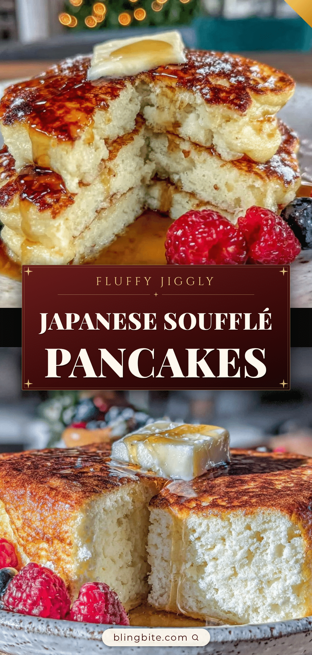 fluffy Japanese soufflé pancakes recipe
