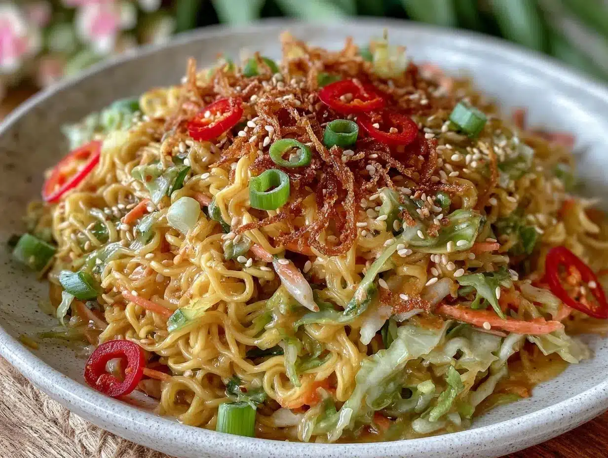 fresh asian sesame slaw preparation steps