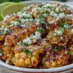 fresh grilled corn elote salad - featured image