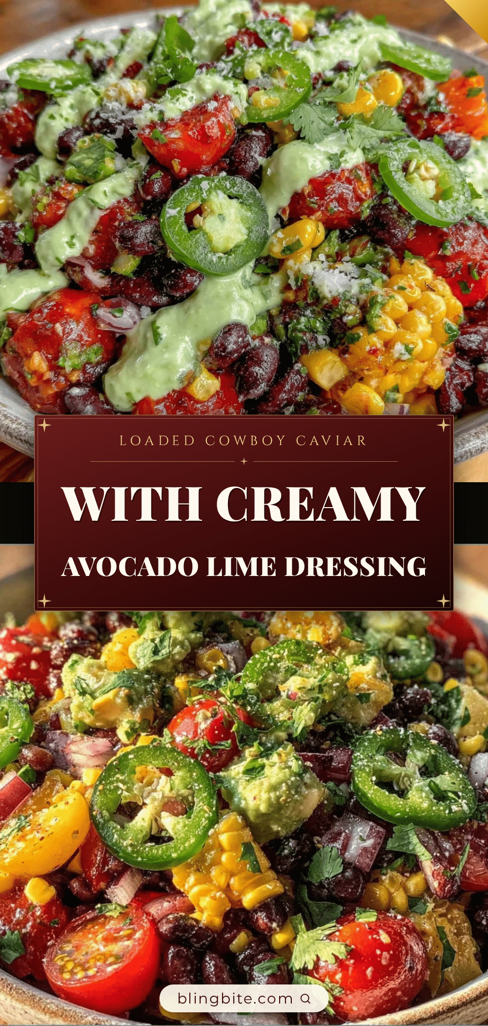 fresh loaded cowboy caviar recipe