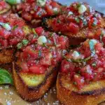 fresh patriotic bruschetta board - featured image