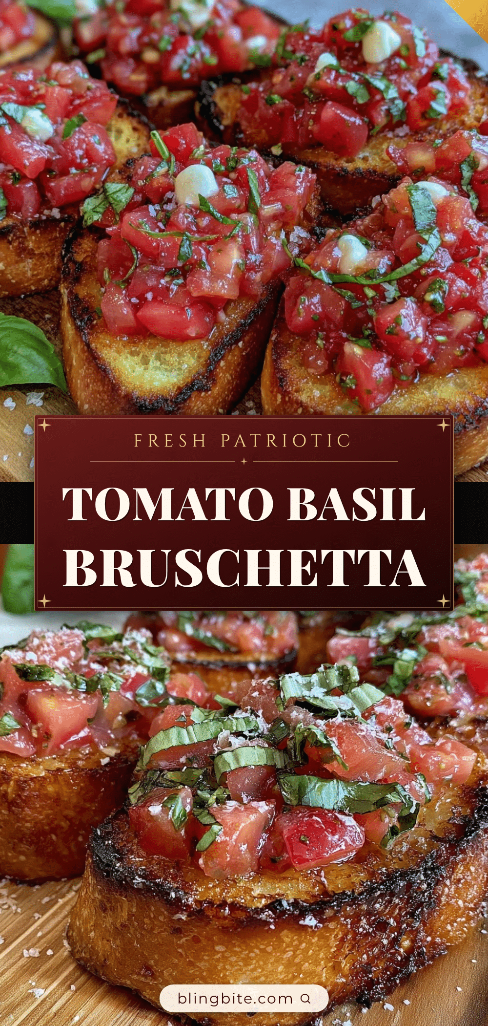 fresh patriotic bruschetta board recipe