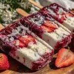 fresh red white and blue popsicles - featured image